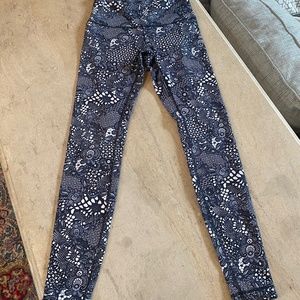 Lululemon wunder under high rise- full on luon - size 8